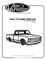 Preview for 1 page of Vintage 1967-72 CHEV PICK-UP Instructions Manual