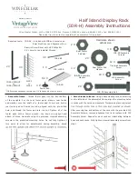 Предварительный просмотр 1 страницы VintageView Half Island Assembly Instructions