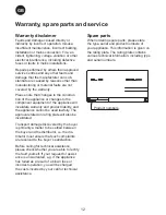 Preview for 12 page of Vintec-Cellar V 120 SG Instructions For Use Manual