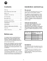 Preview for 4 page of Vintec V190 SG2EBK Instructions For Use Manual