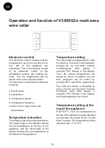 Preview for 10 page of Vintec V300SG2e Instructions For Use Manual