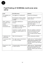 Preview for 12 page of Vintec V300SG2e Instructions For Use Manual