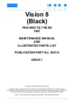 Preview for 2 page of Vinten 3841 Maintenance Manual