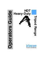 Preview for 1 page of Vinten HDT Heavy-Duty Operator'S Manual