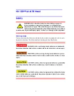 Предварительный просмотр 2 страницы Vinten HS-105P Operation, Installation & Maintenance Instructions