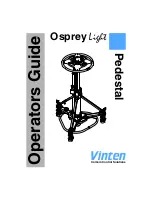 Предварительный просмотр 1 страницы Vinten Osprey Light Operator'S Manual