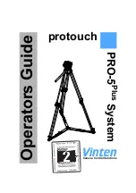 Предварительный просмотр 1 страницы Vinten PRO-5Plus Operator'S Manual