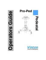 Preview for 1 page of Vinten Pro-Ped Operator'S Manual