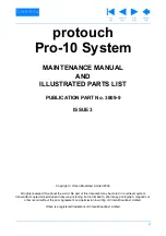 Предварительный просмотр 2 страницы Vinten pro-touch Pro-10 System Maintenance Manual