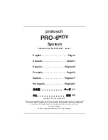 Предварительный просмотр 2 страницы Vinten Protouch Pro-6HDV System Operator'S Manual