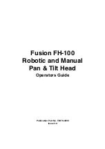 Предварительный просмотр 2 страницы Vinten RADAMEC Fusion FH-100 Operator'S Manual