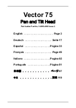 Preview for 2 page of Vinten Vector 75 V4095-0001 Operator'S Manual