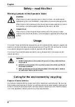 Preview for 5 page of Vinten Vector 75 V4095-0001 Operator'S Manual