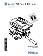 Vinten vector 750 Operating Instructions Manual предпросмотр