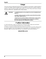 Preview for 5 page of Vinten vector 750 Operating Instructions Manual