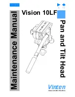 Vinten Vision 10LF Maintenance Manual предпросмотр