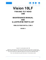 Предварительный просмотр 2 страницы Vinten Vision 10LF Maintenance Manual