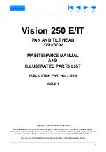 Preview for 2 page of Vinten Vision 250 IT Maintenance Manual