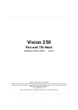 Предварительный просмотр 2 страницы Vinten Vision 250 Operator'S Manual