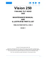 Preview for 2 page of Vinten Vision 250 Service Manual