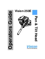 Vinten Vision 250E Operator'S Manual preview