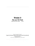 Предварительный просмотр 2 страницы Vinten Vision 3 Operator'S Manual