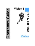 Предварительный просмотр 1 страницы Vinten Vision 8 Operator'S Manual