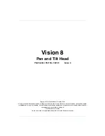 Предварительный просмотр 2 страницы Vinten Vision 8 Operator'S Manual