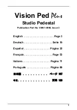 Preview for 2 page of Vinten Vision Ped Plus Operating Instructions Manual