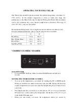 Preview for 8 page of Vinvautz Grand Cru Classe VZ110BDHK User Manual