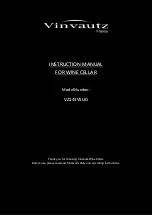 Предварительный просмотр 1 страницы Vinvautz VZ143VSUG Instruction Manual