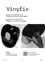 Предварительный просмотр 1 страницы Vinyfix 140 Series Instruction Manual