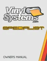 Vinyl Systems Specialist Owner'S Manual preview