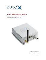 Предварительный просмотр 1 страницы Viola Systems Arctic AMR Hardware Manual