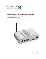 Предварительный просмотр 1 страницы Viola Systems Arctic Substation Gateway User Manual