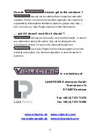 Предварительный просмотр 4 страницы Violectric DAC V800 User Manual