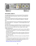 Предварительный просмотр 12 страницы Violectric dac v850 User Manual