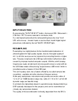 Preview for 15 page of Violectric dac v850 User Manual