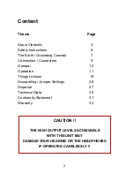 Preview for 2 page of Violectric HPA V181 User Manual