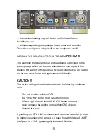 Предварительный просмотр 15 страницы Violectric HPA V181 User Manual