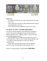 Preview for 14 page of Violectric HPA V200 User Manual