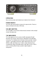 Предварительный просмотр 16 страницы Violectric HPA V200 User Manual