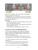 Preview for 14 page of Violectric HPA V280 User Manual