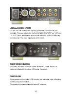 Preview for 12 page of Violectric PRE V630 User Manual