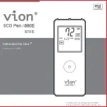 Preview for 1 page of Vion 870E Instructions For Use Manual