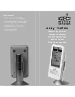 Предварительный просмотр 1 страницы Vion EASY METEO Instruction Manual