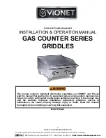 Vionet GAS COUNTER SERIES Installation & Operation Manual preview