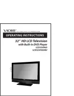 Preview for 1 page of VIORE LCD32VH56A Operating Instructions Manual