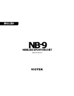 Preview for 1 page of Viotek NB-9 User Manual