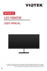 Preview for 1 page of Viotek NFI29CB User Manual